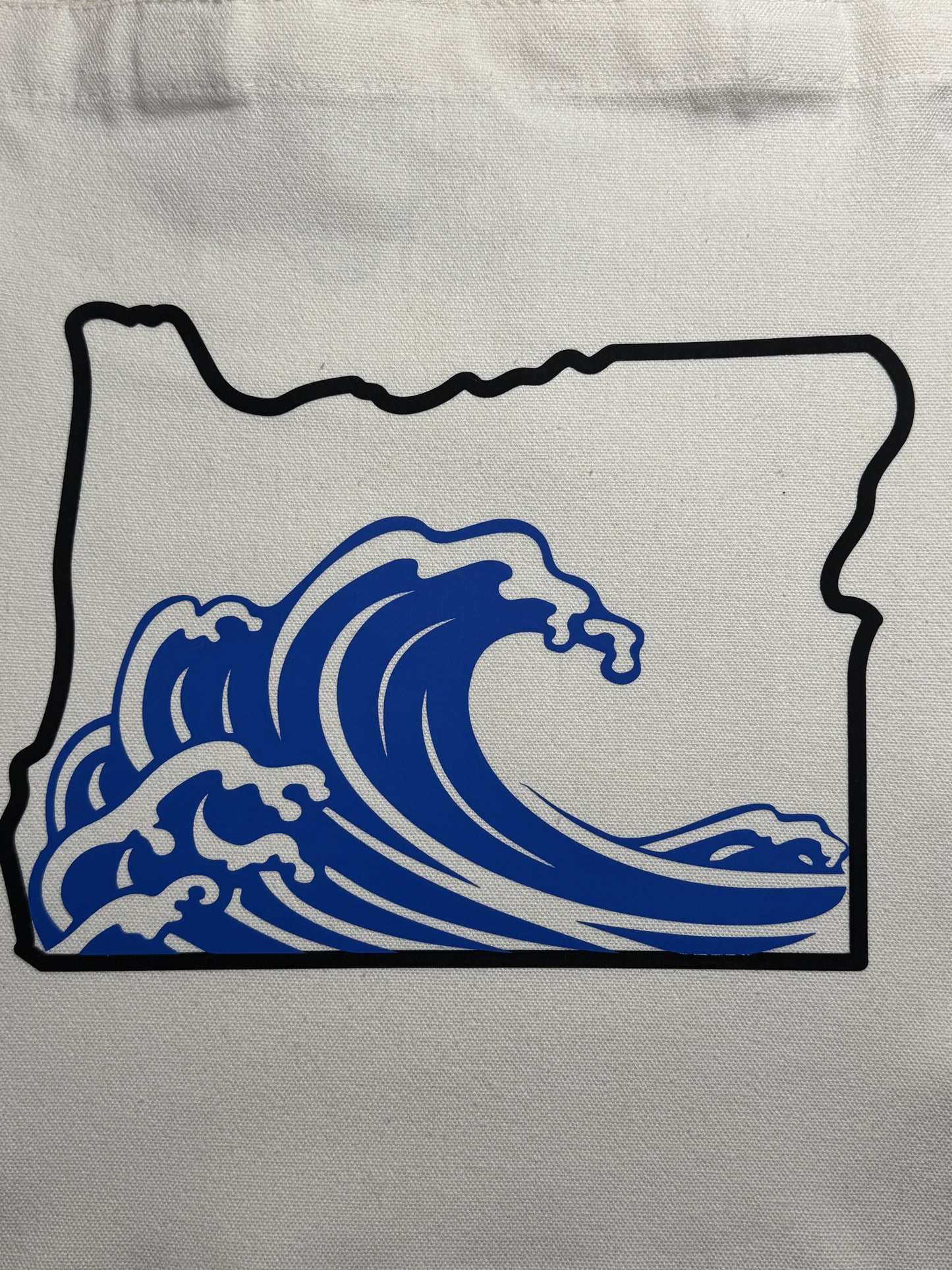 Oregon Waves Canvas Bag