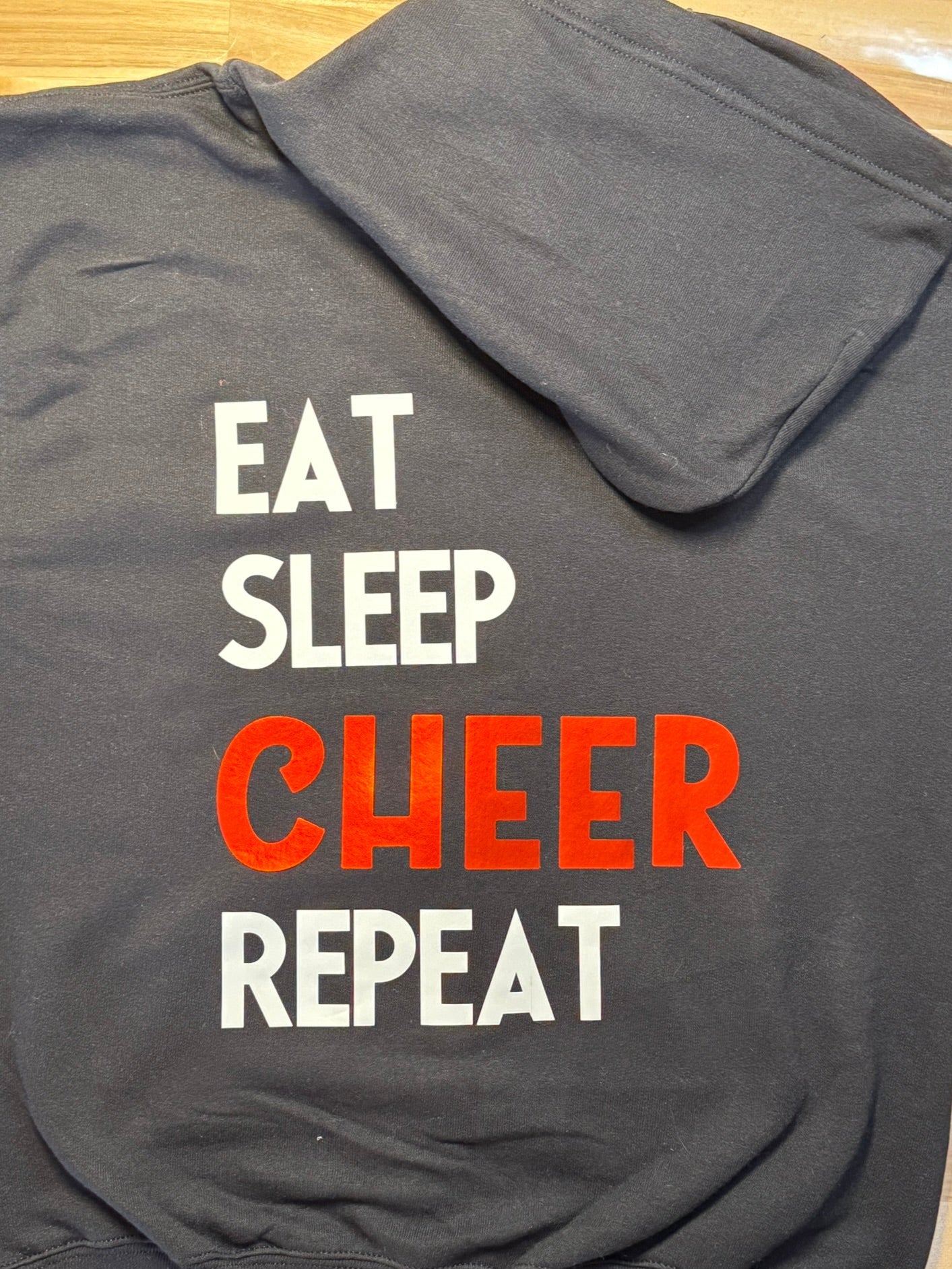 Eat, Sleep, Cheer, Repeat Sweatshirt - Adult