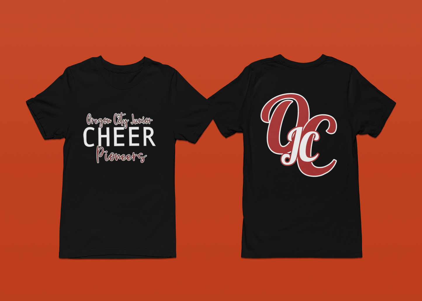 OCJC Cursive Pioneer "CHEER" Shirt