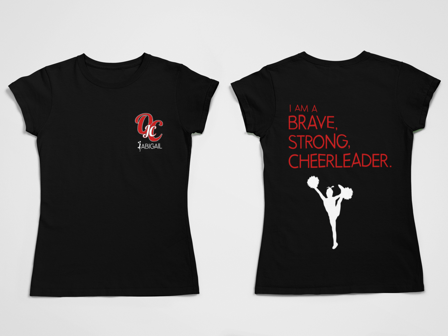 Strong, Brave, Cheerleader T-Shirt