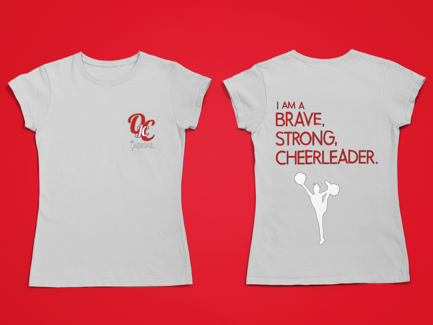 Strong, Brave, Cheerleader T-Shirt