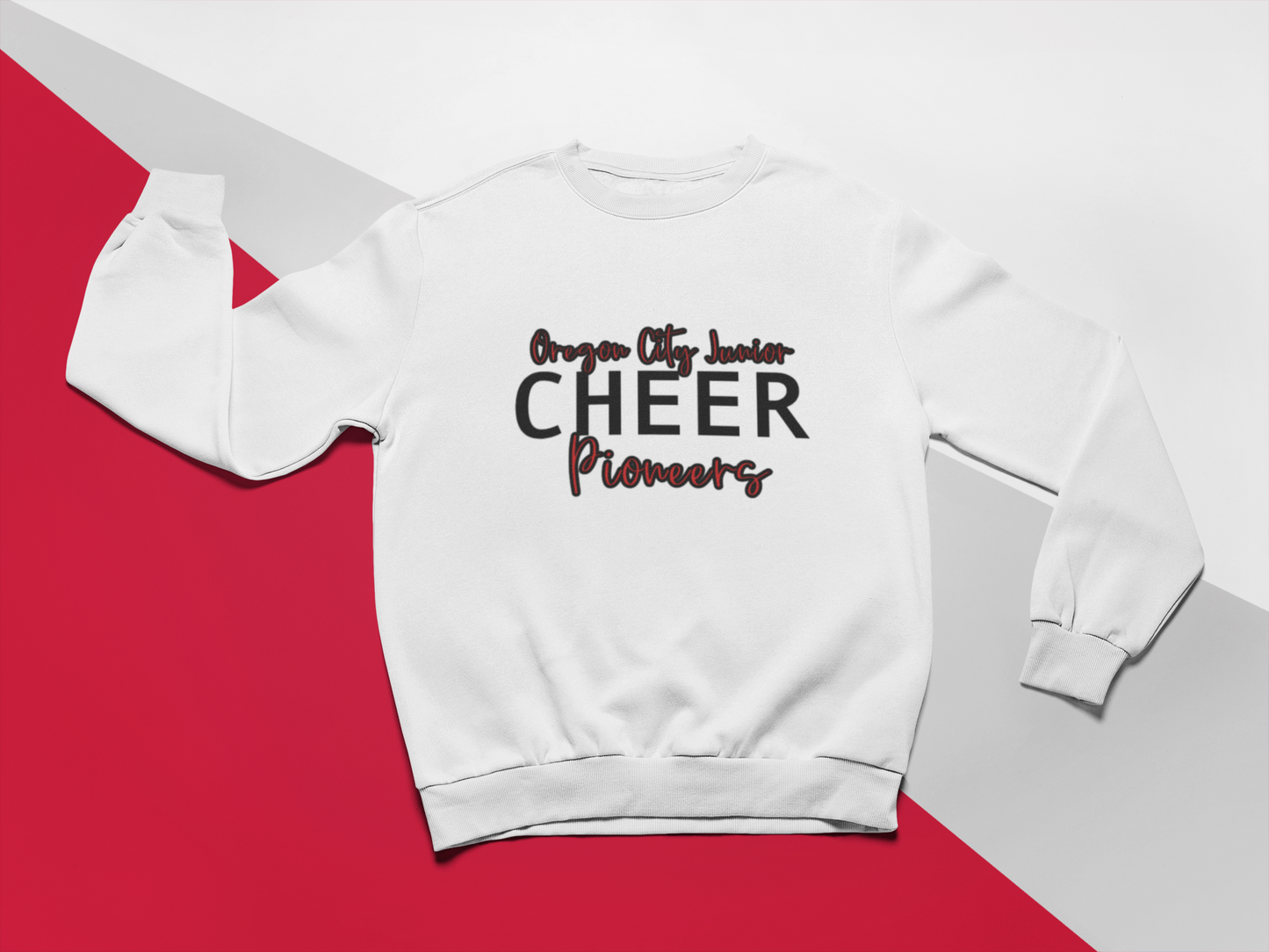 OCJC Cursive Pioneer "CHEER" Crewneck